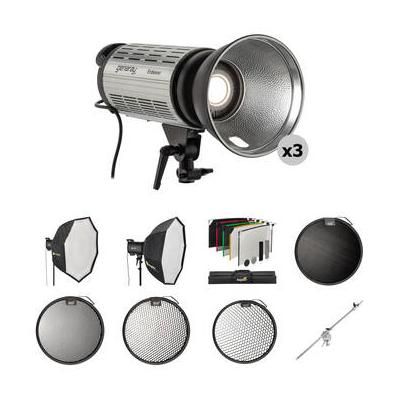 Genaray 3-Light LED Studio Product Kit ML-33K