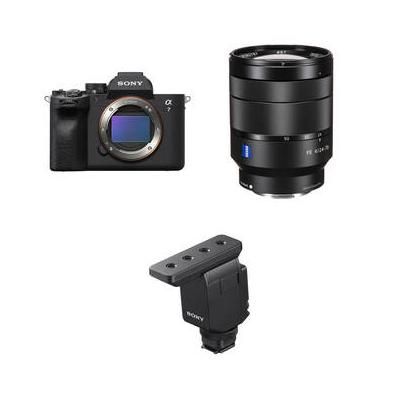Sony a7 IV Mirrorless Camera with 24-70mm f/4 Lens and Microphone Kit ILCE-7M4/B