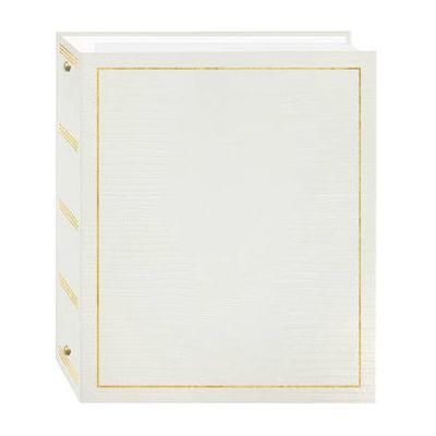 Pioneer Photo Albums Magnetic 3-Ring Album (White, 100 Pages) LM100W