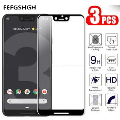 3D Curved Toughened Protective Film Full Coverage Cover Tempered Glass Screen Protector For Google