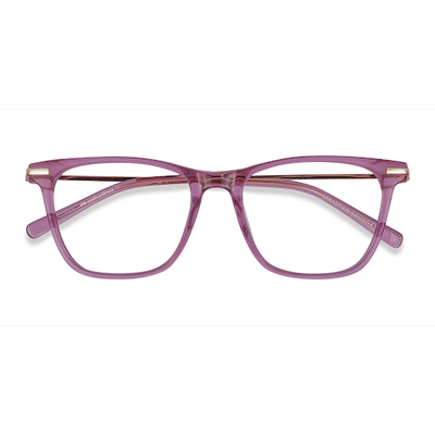 Female s square Purple Acetate, Metal Prescription eyeglasses - Eyebuydirect s Sebastian