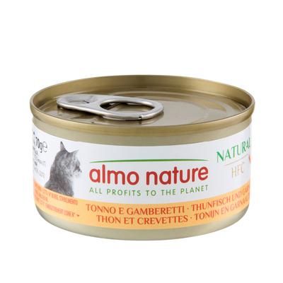 24x70g Tuna & Shrimp Natural HFC Almo Nature Wet Cat Food