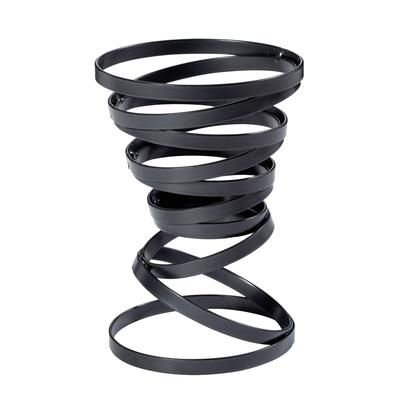 GET WB-446-MG 4" Round Wire Fry Cone Basket - 6 1/4"H, Iron, Metal Gray, 6.25" H, Powder Coated, Black, Case of 12