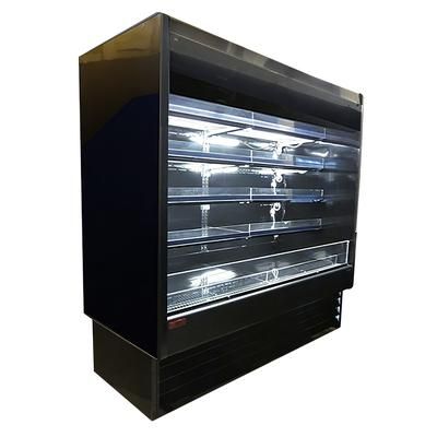 Howard-McCray SC-OD35E-3-B-LED 39" Vertical Open Air Cooler w/ 4 Levels, 115v, Black