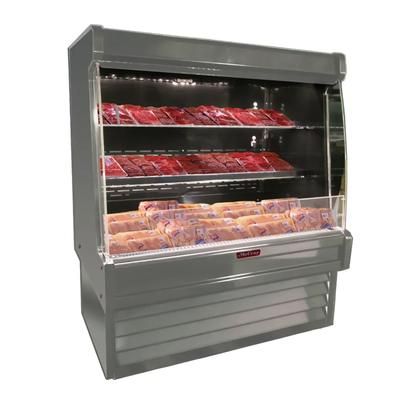 Howard-McCray SC-OM35E-3L-S-LED 39" Vertical Open Air Cooler w/ 3 Levels, 115v, Silver