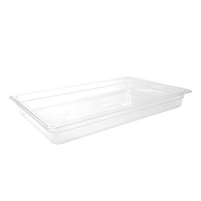 Front of the House BHO053CLT20 Ice Housing Insert Pan - 20 3/4" x 12 3/4" x 2 1/2", Resin, Clear