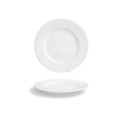 Front of the House DAP029WHP12 8 1/2" Round Monaco Plate - Porcelain, White