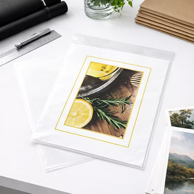 16 7/16" x 20 1/8" + Flap Crystal Clear Bags 100 Pieces