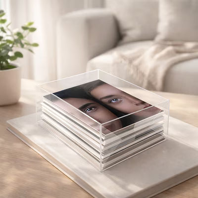 Crystal Clear Boxes® with Pop & Lock Bottom 5 3/8" x 3" x 7 3/8" 25 pack