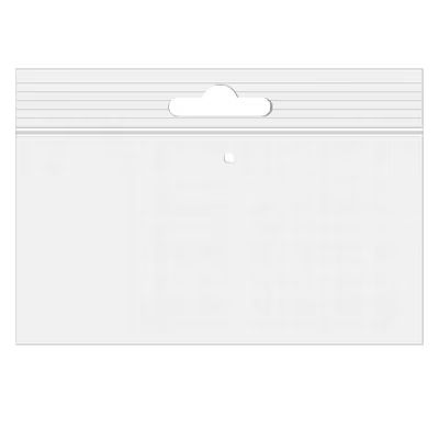 Crystal Clear Zip Bags, 2 mil Euro Hang Hole and Vent Hole 6" x 4" 100 pack