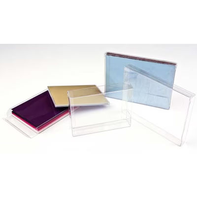 Crystal Clear Boxes® 8 1/2" x 3/8" x 8 1/2" 25 pack
