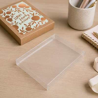 Crystal Clear Box Slip Cover 5 7/16" x 11/16" x 7 1/2" 25 pack