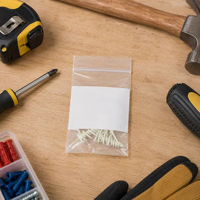LDPE Zip Bags with White Block, 4 mil 3" x 5" 100 pack