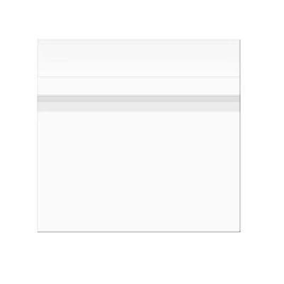 Premium Crystal Clear Protective Closure Bags with Flap 9 1/4" x 6 1/4" 100 pack