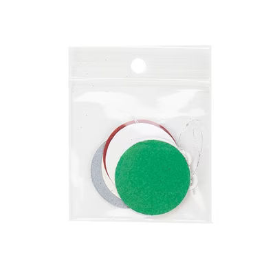 Crystal Clear Zip Bags + Round Hang Hole 2" x 2" 100 pack