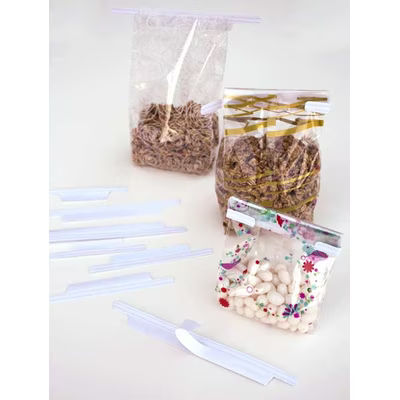 Adhesive Tin Ties for 3" Bags - 500 Pieces - TTA3WH