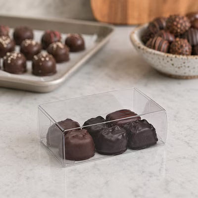 Clear Boxes for Wedding Favors Chocolates Confetti Jelly Beans Box Size: 2 3/4" x 1 7/16" x 4 1/8"| 25 Boxes Crystal Clear Boxes