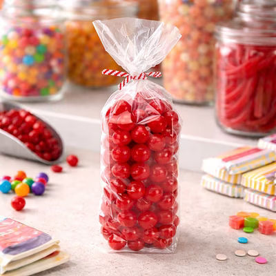 High Clarity Flat Bottom Gusset Bags 2" x 2" x 8 1/4" 100 pack