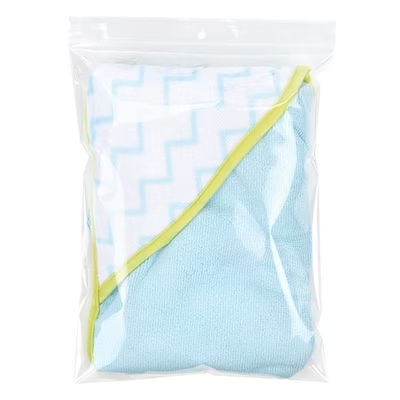 Crystal Clear Zip Bags + Round Hang Hole + Vent 9" x 12" 100 pack
