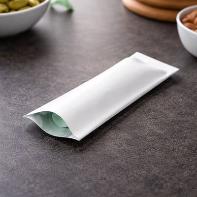 Matte White Single Use Child Resistant Bags 1 1/2" x 5" 100 pack