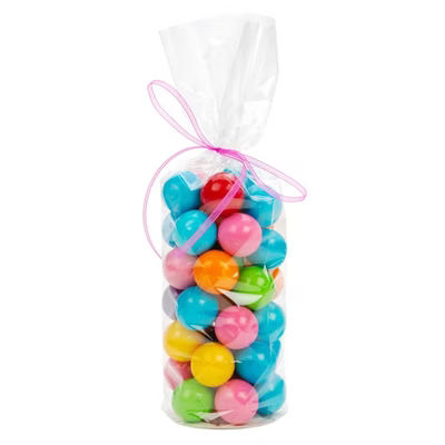 Heat Sealable Round Bottom Bags w/Paper Base 2 3/4" x 10" 50 pack