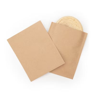 Kraft Single Use Child Resistant Bags 4" x 5" 100 pack