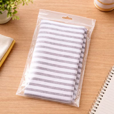 Crystal Clear Polyethylene Zipper Bags w/ Euro Hang Hole + Vent Hole 6" x 9" 100 Pack CEZE69V