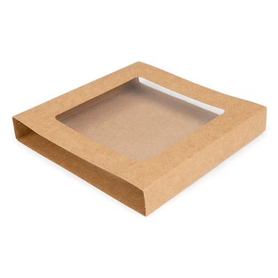 Kraft Slip Cover for Round Cookie Tackle Boxes 5" x 3/4" x 5" 25 pack