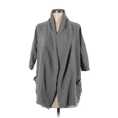 American Eagle Outfitters Cardigan Sweater: Gray - Women's Size X-Small