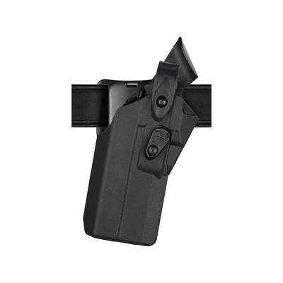 Safariland 7360RDS 7TS ALS/SLS Mid-Ride Level III Retention Duty Holsters SIG Sauer P320 X-Compact TLR-7 Left Plain Black 7360RDS-75227-412