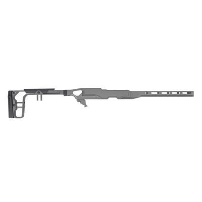 Grey Birch MFG La Chassis TKD Complete Aluminum Chassis System 10 in Picatinny/M-LOK Clear Hard Anodize LaChassis-TKD