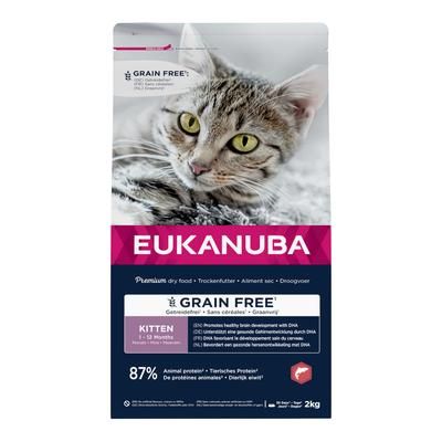 2kg Rich in Salmon Grain Free Kitten Eukanuba Dry Cat Food