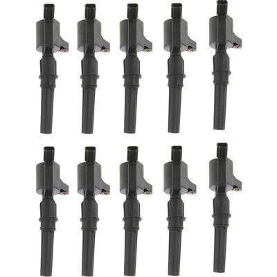 2014 Ford E-450 Super Duty Ignition Coils, Set Of 10, 10 Cylinder, 6.8L Engine, 12 Volts, Coil On Plug