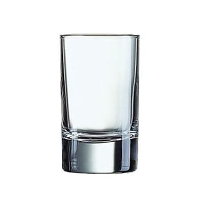 Arcoroc J4238 3 1/4 oz Islande Whiskey Glass, 24 / CS, Clear