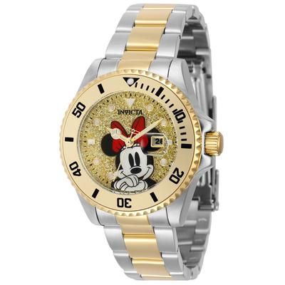 1 LIMITED EDITION - Invicta Disney Limited Edition Minnie Mouse Women's Watch - 36mm Gold Steel (41350-N1)