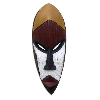 Ga wood mask, 'Wisdom Is the Key' - Ga Wood Mask