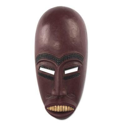 Senufo Rainmaker,'African Sese Wood Mask'