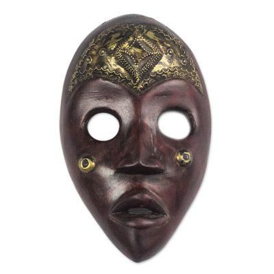 Male Dan,'African Wood Dan Mask from Ghana'