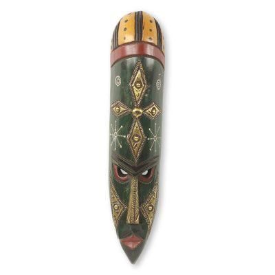 African wood mask, 'Stargazer'