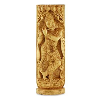 Hindu Romance,'Wood sculpture'