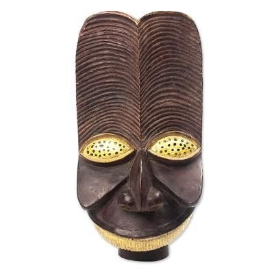 Bangwa,'Handmade African Sese Wood Mask'