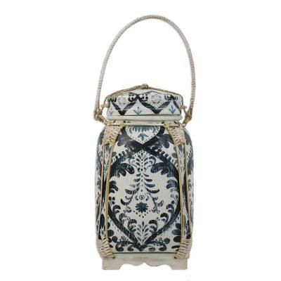 Exotic Sky,'Traditional Thai Blue and White Decorative Jar'