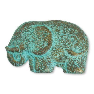 Recycled paper wall sculpture, 'Elephant Honor'