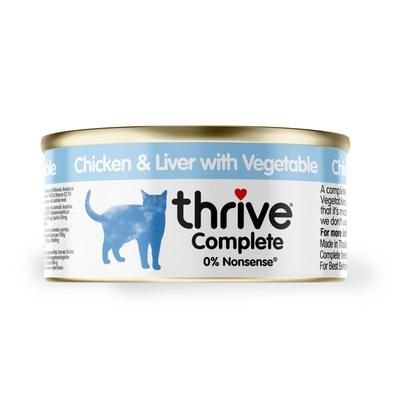 24x75g Chicken Breast & Chicken Liver thrive Complete Wet Cat Food