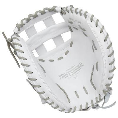 Easton Pro Collection Series 34" Fastpitch Softball Catcher's Mitt - Right Hand Throw White