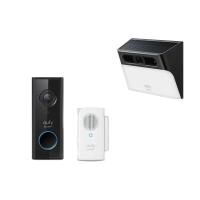 Solar Wall Light Cam S120 + Video Doorbell C210
