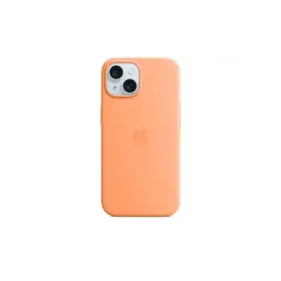 Apple Custodia MagSafe in silicone per iPhone 15 - Aranciata