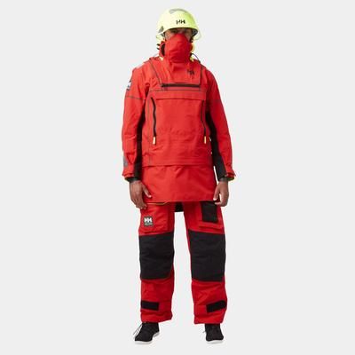Helly Hansen Men's Aegir Ocean Modular Sailing Smock Top Red L