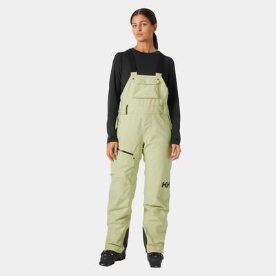 Helly Hansen Women's Powderqueen Reinforced Bib Trousers Green M