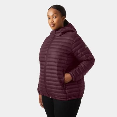 Helly Hansen Women's Sirdal Hooded Insulated Plus Jacket Purple 2X